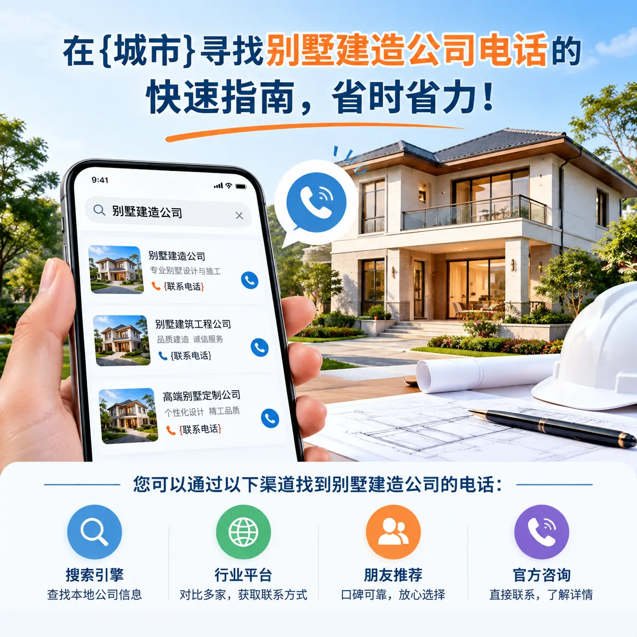 在西秀寻找别墅建造公司电话的快速指南，省时省力！