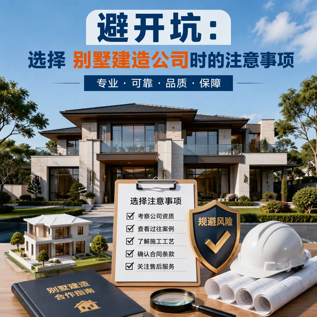 避开坑:选择 西秀 别墅建造公司时的注意事项