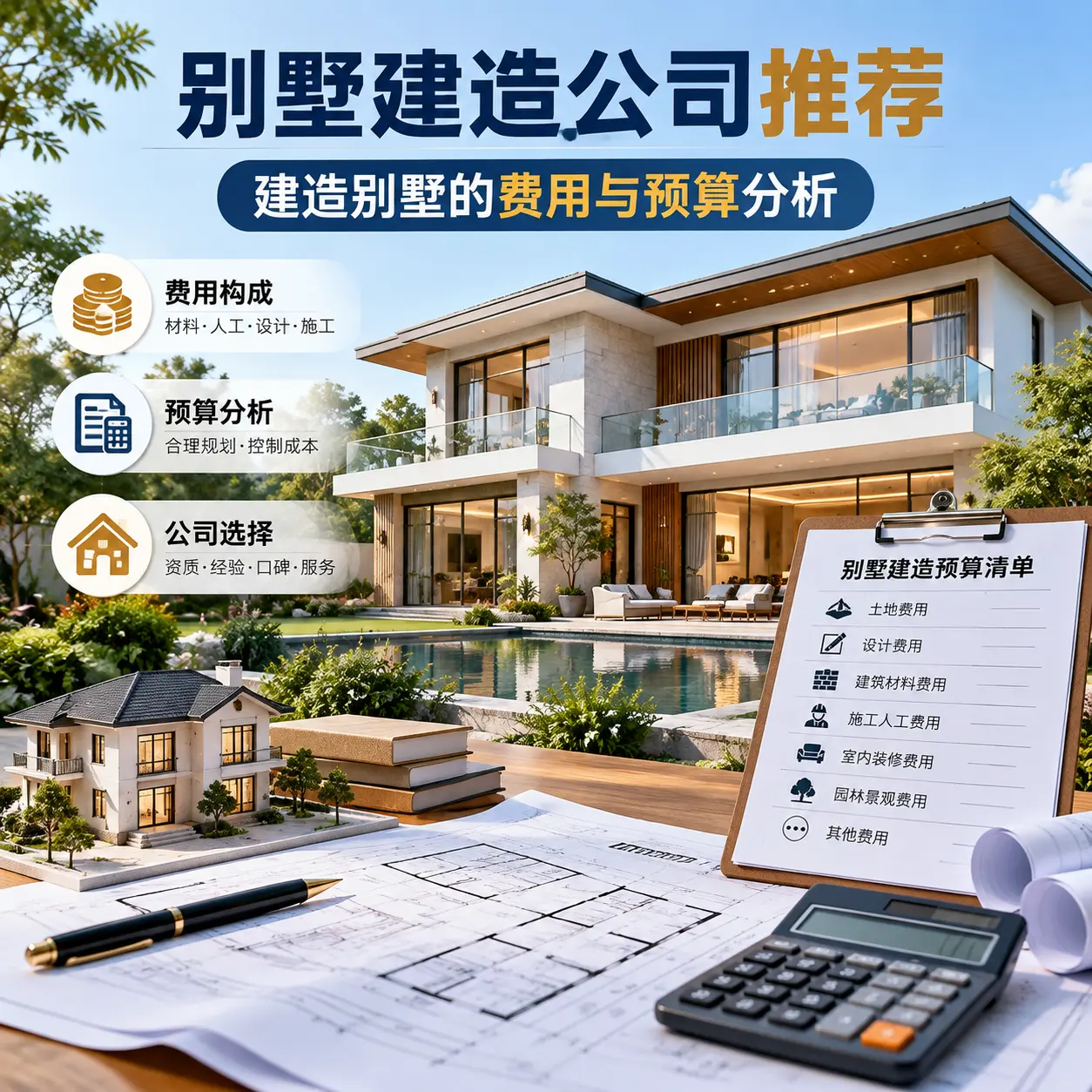 别墅建造公司推荐: 西秀 建造别墅的费用与预算分析