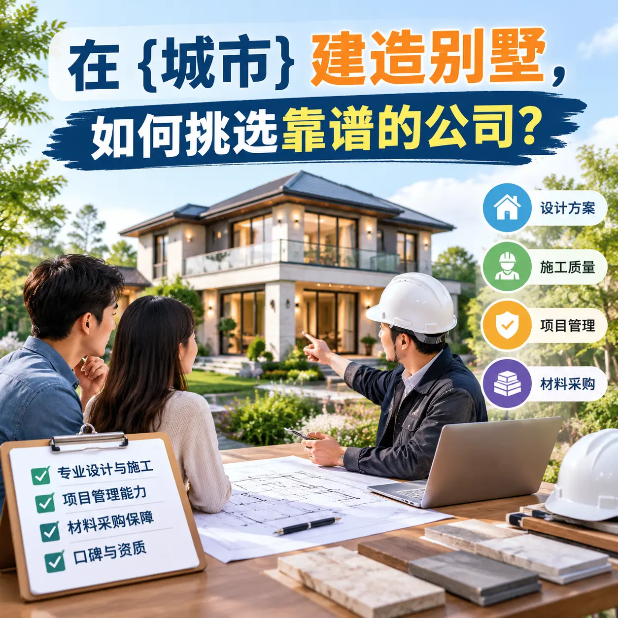 在 西秀 建造别墅,如何挑选靠谱的公司?
