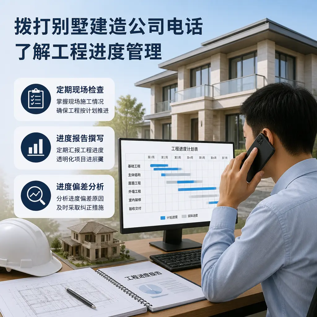拨打西秀别墅建造公司电话,了解工程进度管理