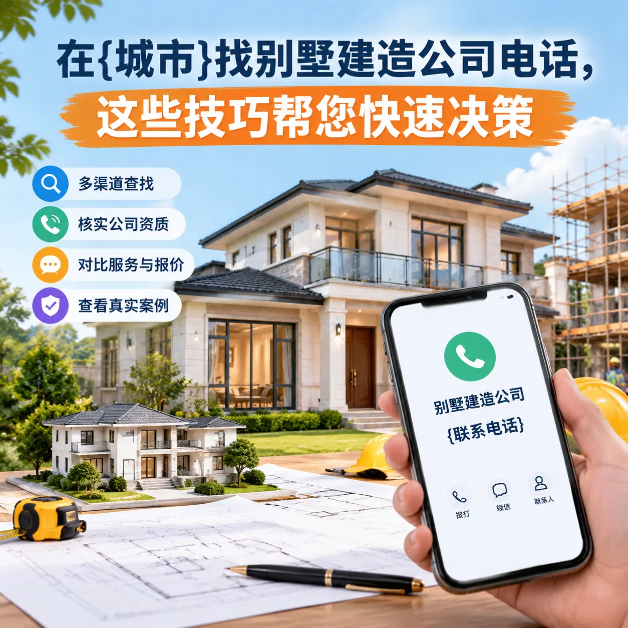 在西秀找别墅建造公司电话,这些技巧帮您快速决策