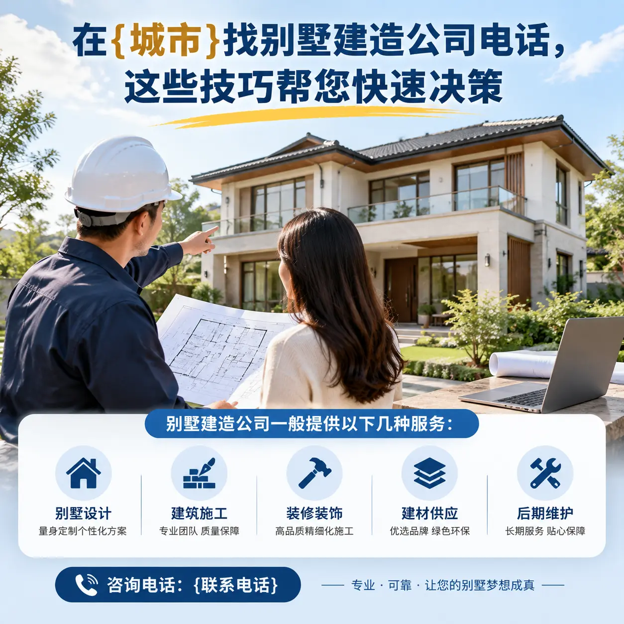 在西秀找别墅建造公司电话,这些技巧帮您快速决策