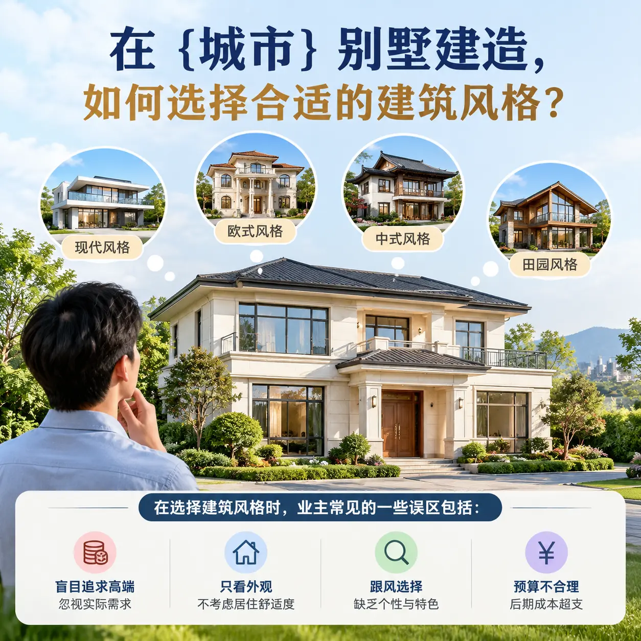 在 西秀 别墅建造，如何选择合适的建筑风格？