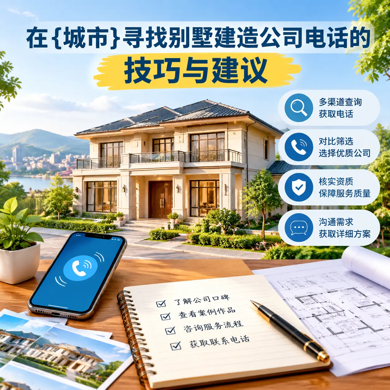 在西秀寻找别墅建造公司电话的技巧与建议