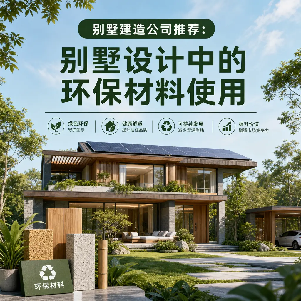 别墅建造公司推荐: 西秀 别墅设计中的环保材料使用